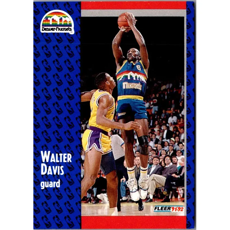 1991 Fleer Walter Davis #274
