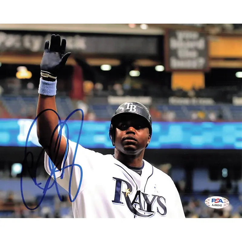 CLIFF FLOYD signed 8x10 photo PSA/DNA Autographed Tampa Bay Rays