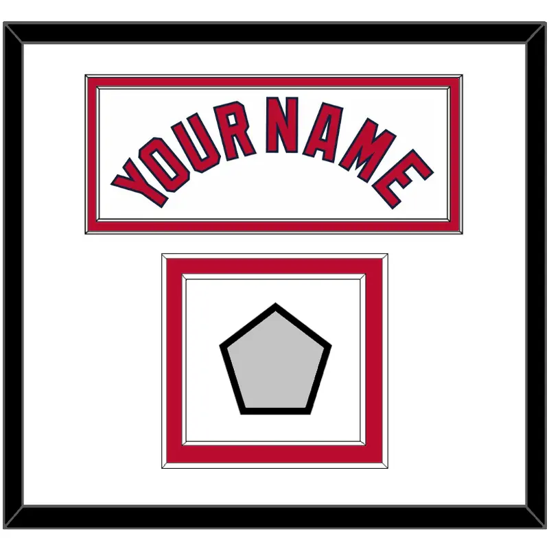 St. Louis Name & World Series Jersey Patch - Home White (2006-2012) - Double Mat 1