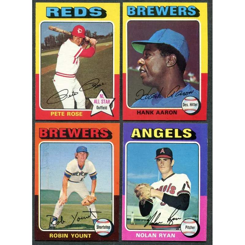 1975 Topps Baseball Complete Set EX/MT NM (660) (24-645)