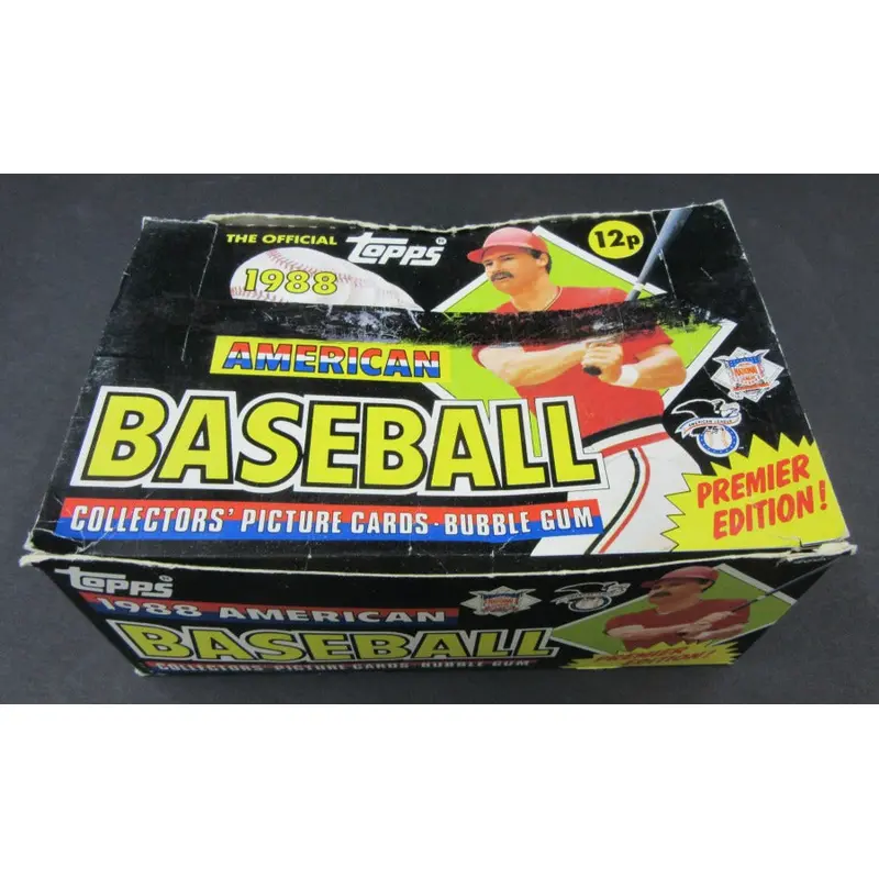 1988 Topps UK American Baseball Box
