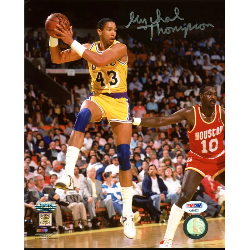 Lakers Mychal Thompson Authentic Signed 8X10 Photo Autographed PSA/DNA #AA69222
