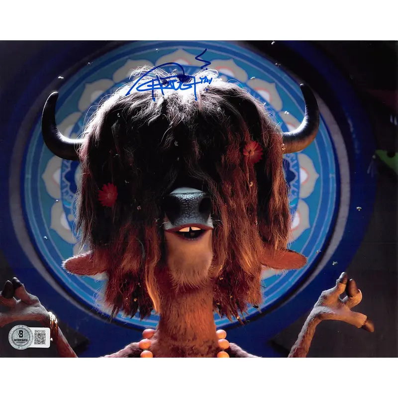 Tommy Chong Zootopia Authentic Signed 8x10 Horizontal Photo w/ Blue Sig BAS 9