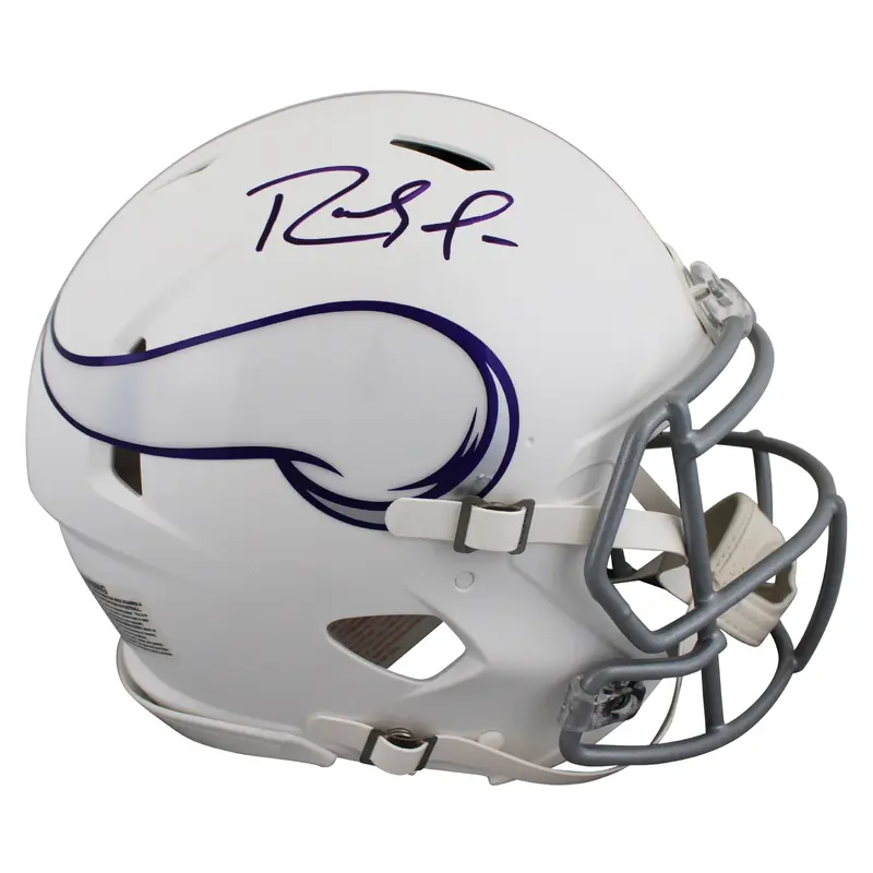Vikings Randy Moss Signed 2024 On-Field Alt Full Size Speed Proline Helmet BAS W