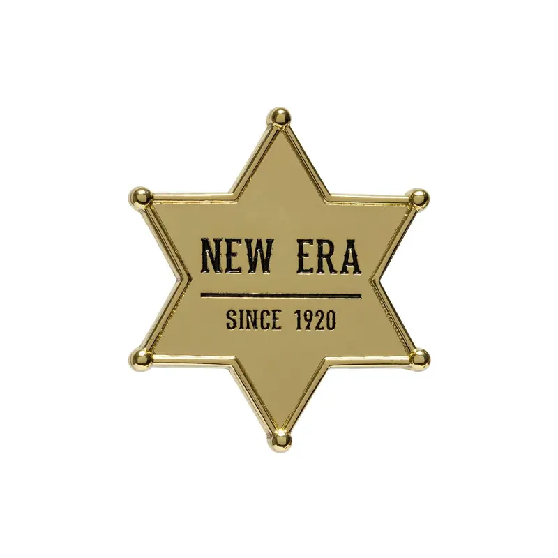 New Era Star Gold Pin Badge