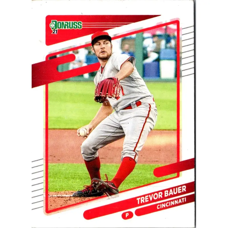 2021 Donruss Holo Red Trevor Bauer #204