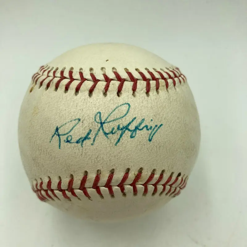 Beautiful Red Ruffing Single Signed Autographed Baseball JSA COA