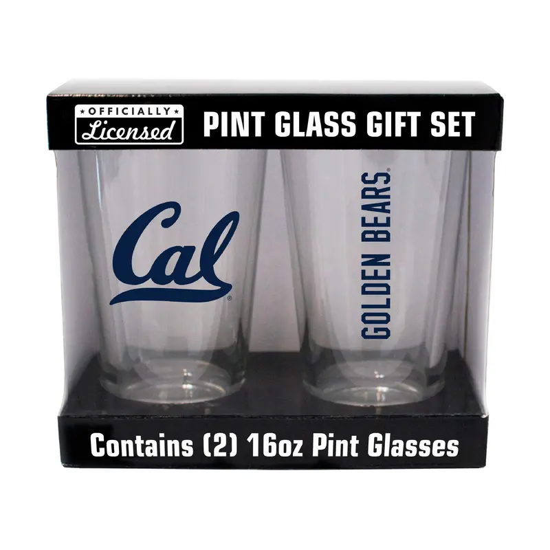 Cal Berkley 16oz Gameday Pint Glass 2 Pack