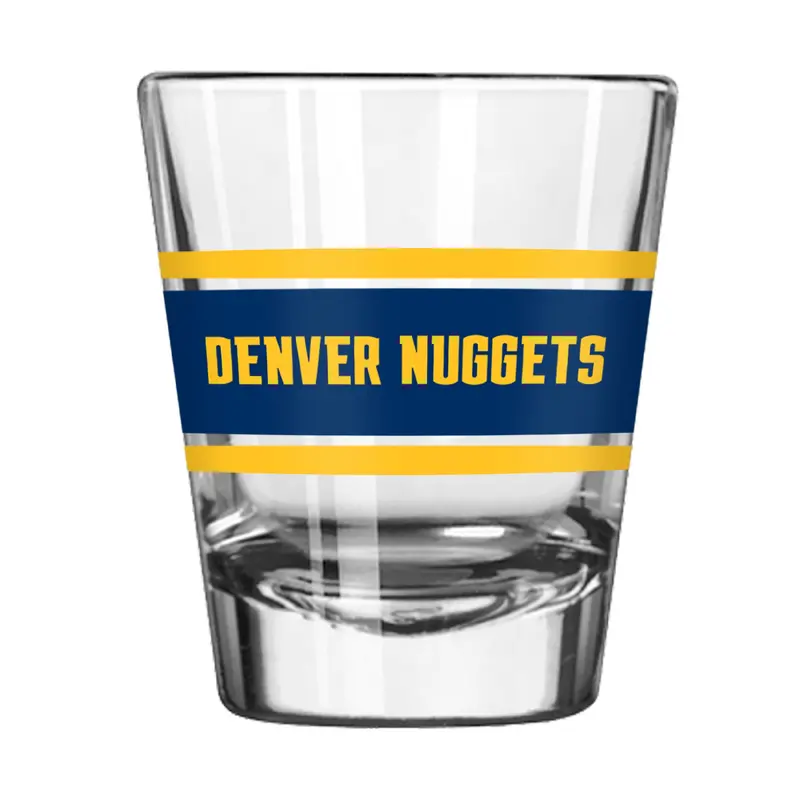 Denver Nuggets 2oz Stripe Shot Glass