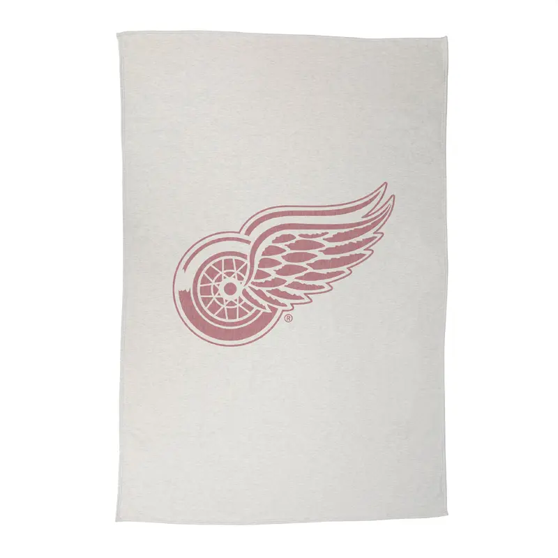 Detroit Red Wings Oversized Logo Sublimated Sweatshirt Blanket