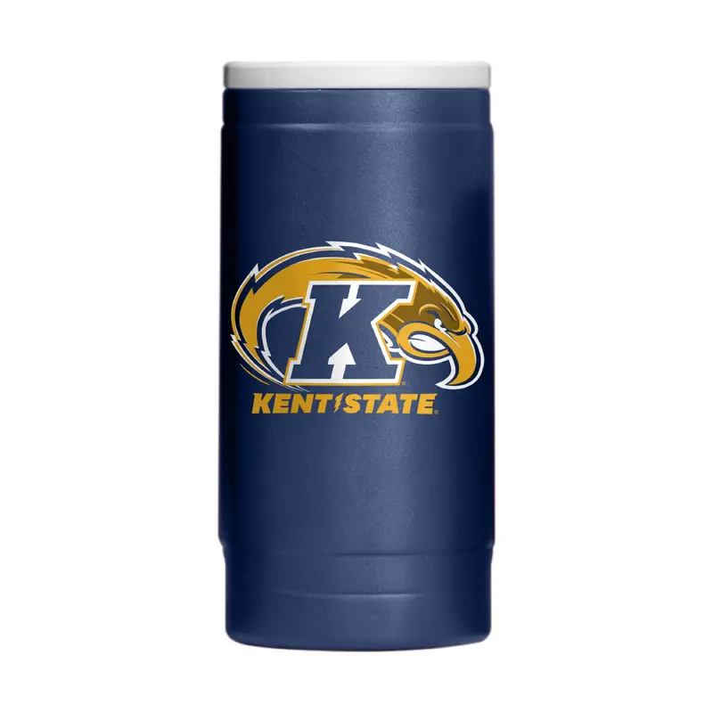 Kent State 12oz Flipside Powdercoat SlimCan Coolie
