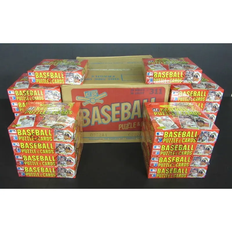 1982 Donruss Baseball Unopened Wax Case (20 Box) (Wrapped) (FASC)