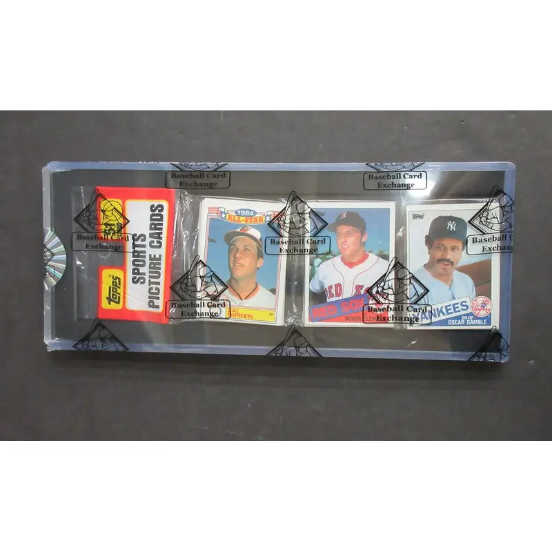1985 Topps Baseball Unopened Rack Pack (BBCE) (Clemens Top)