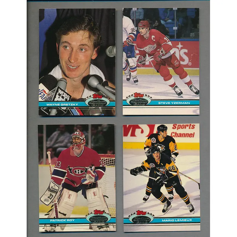 1991/92 Topps Stadium Club Hockey Complete Set (400)  NM/MT MT