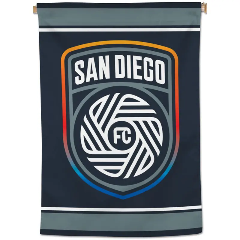 San Diego FC Official MLS Soccer Team Logo 28x40 Wall BANNER - Wincraft