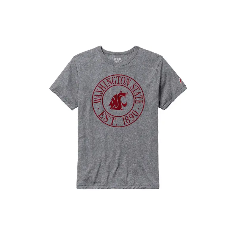 Short Sleeve Grey Est. Washington State Shirt