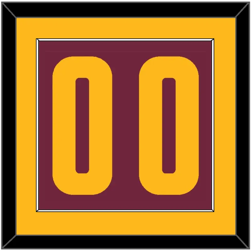 Cleveland Number - Road Red (2010-2017) - Single Mat 2