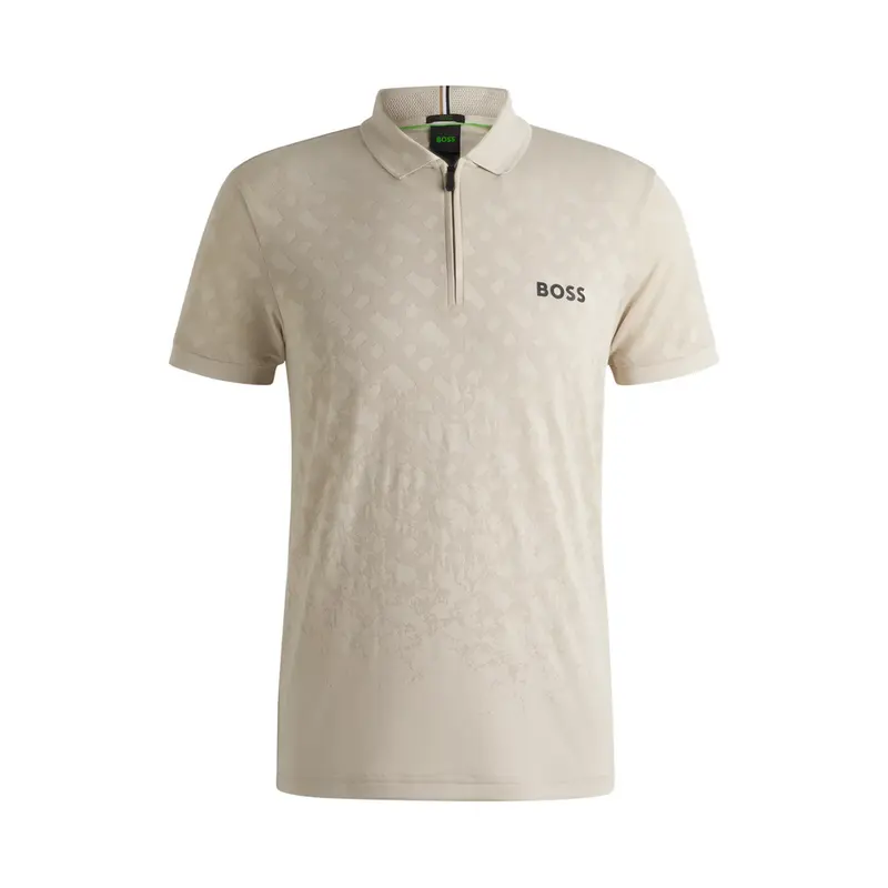 HUGO BOSS BEIGE MENS POLO PHILIX TOC JQ BEIGE 50538106284
