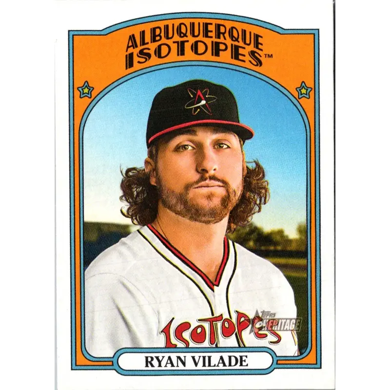 2021 Topps Heritage Minor League Ryan Vilade #161