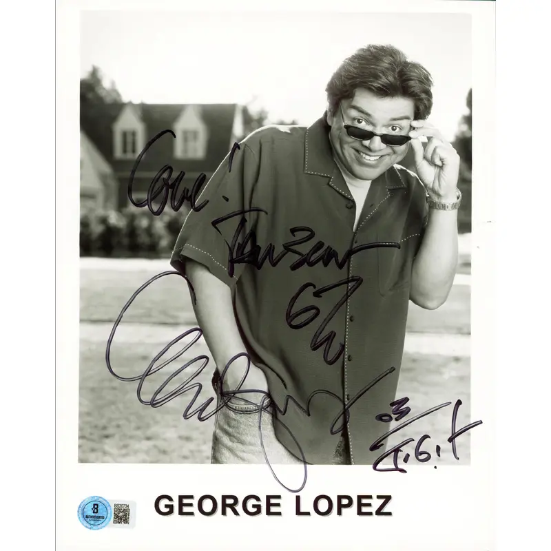 George Lopez Comedian & Actor "Love!" Authentic Signed 8x10 Photo BAS #BS20734