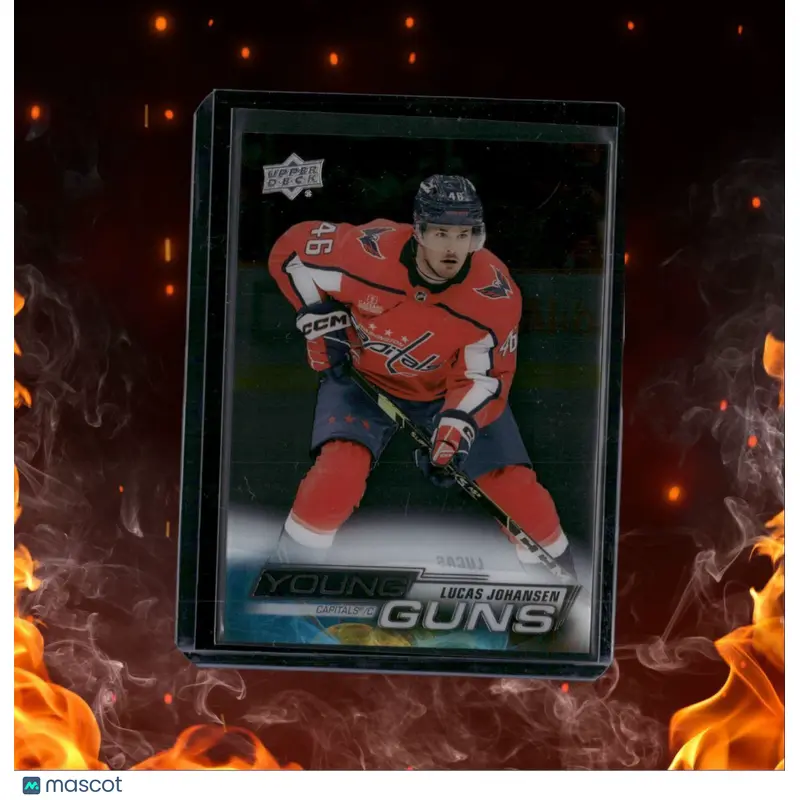 2022-23 Upper Deck Young Guns Clear cut Lucas Johansen #482
