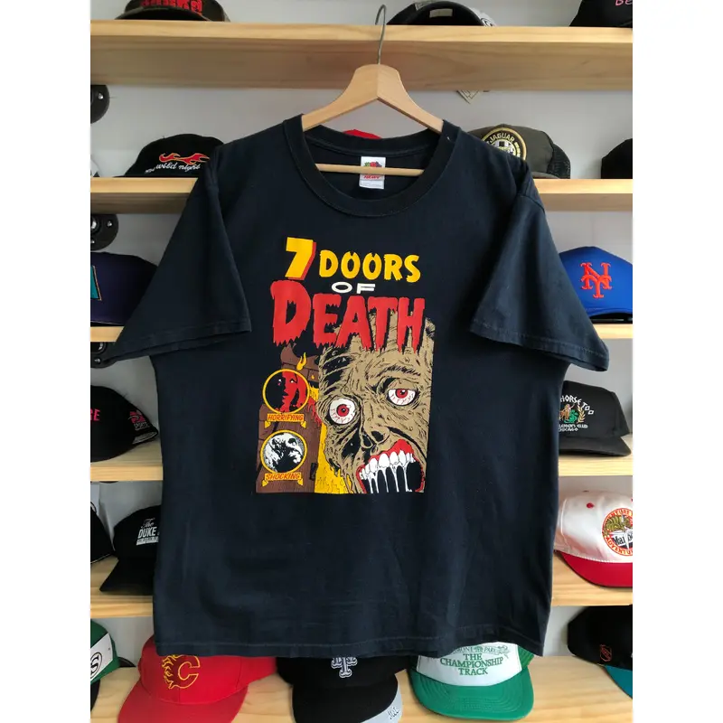 Vintage 7 Doors Of Death Tee Size Large