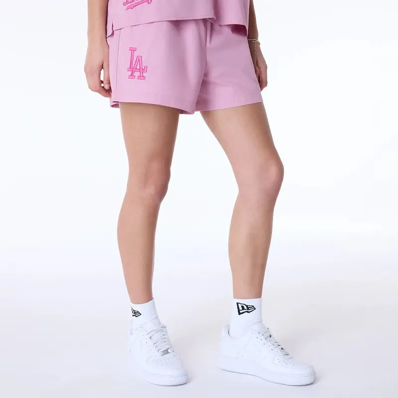 LA Dodgers Womens MLB Dark Pink Shorts