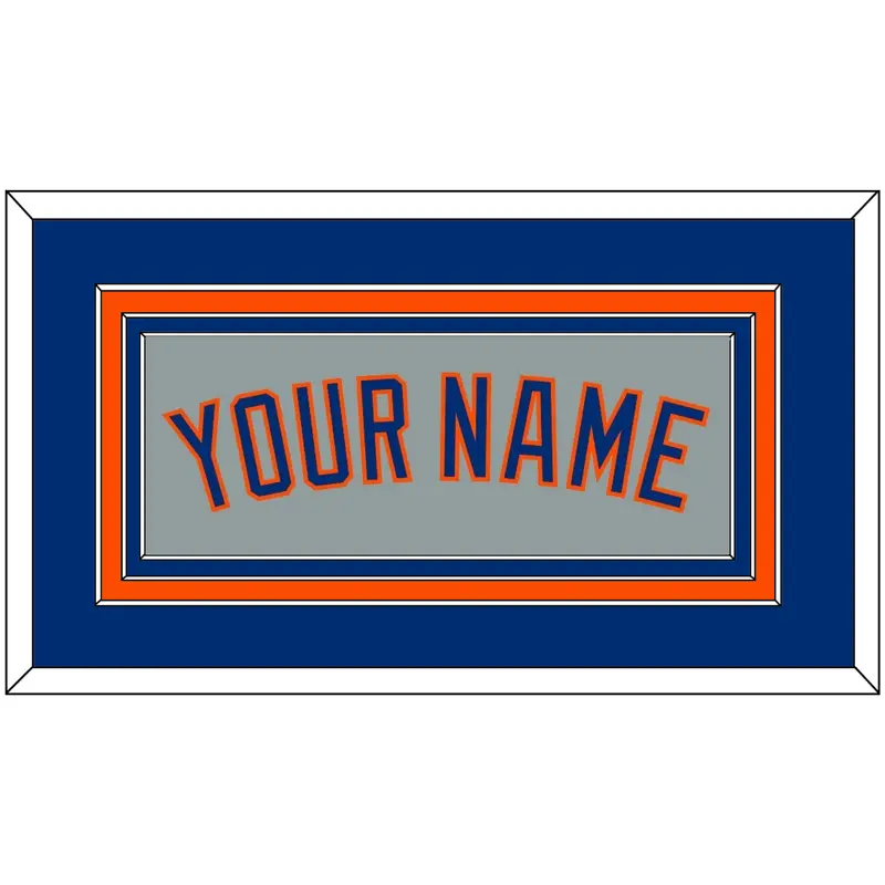 New York Name - Road Gray - Triple Mat 2