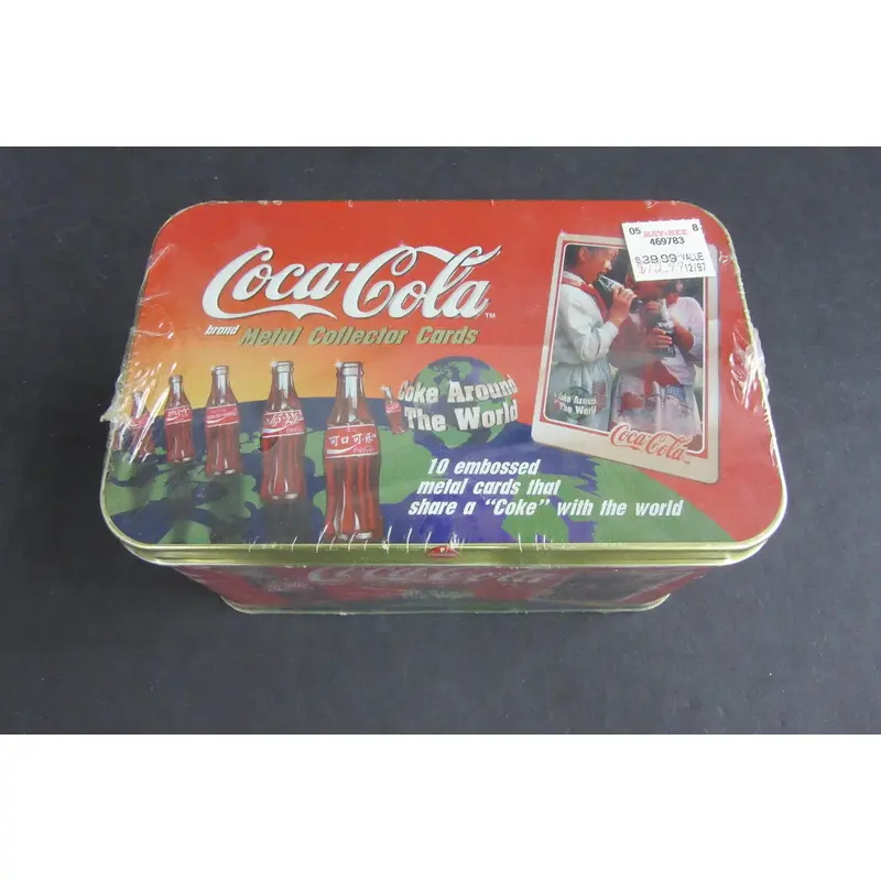 1996 Metallic Impressions Coca-Cola Around World Box (Tin)
