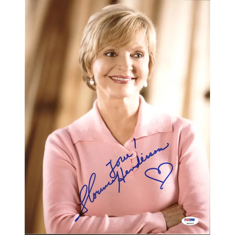 Florence Henderson The Brady Bunch Authentic Signed 11X14 Photo PSA/DNA #K84943