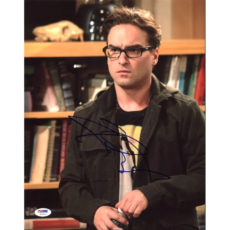 Johnny Galecki The Big Bang Theory Authentic Signed 11X14 Photo PSA/DNA #U59311