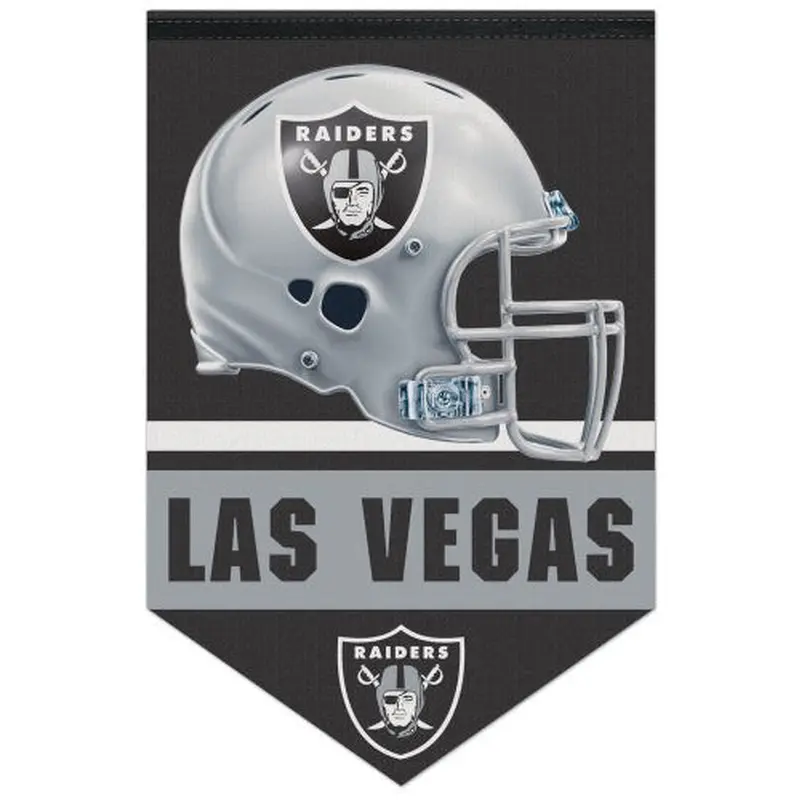 Las Vegas Raiders NFL Football Team Premium Felt 17x26 Wall Banner - Wincraft Inc.