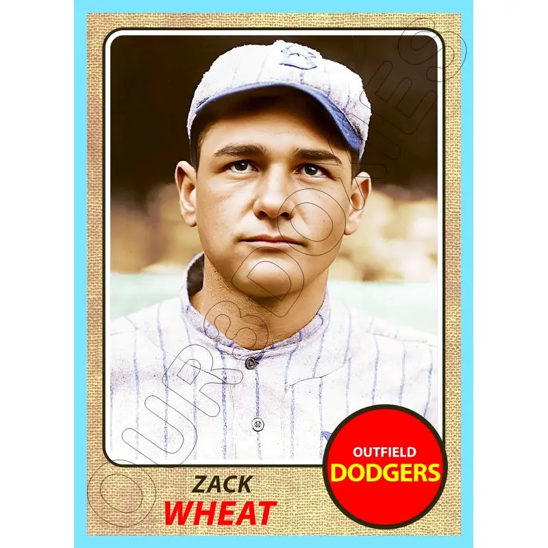 Zack Wheat 1968 Topps Custom Card - 4513