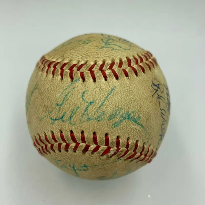 1969 Mets W.S. Champs Team Signed Baseball Nolan Ryan Tom Seaver Gil Hodges JSA