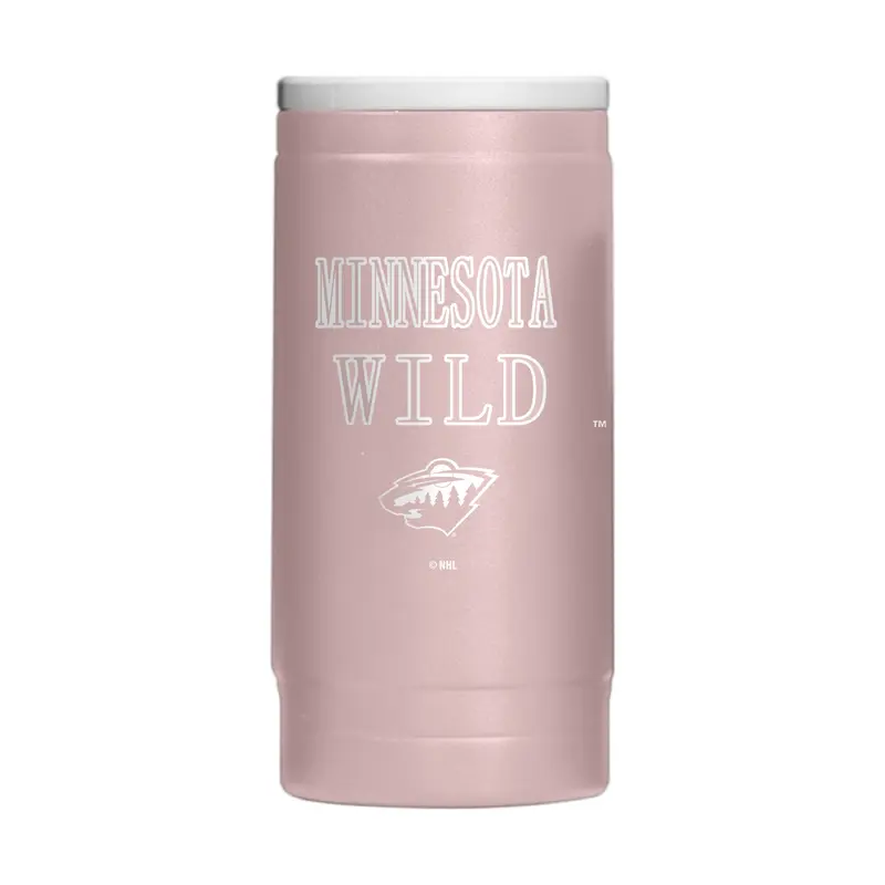Minnesota Wild 12oz Dusk Stencil Powdercoat SlimCan Coolie