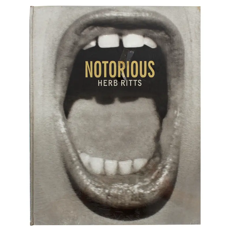 Herb Ritts Notorious Hard Cover Book Un-signed