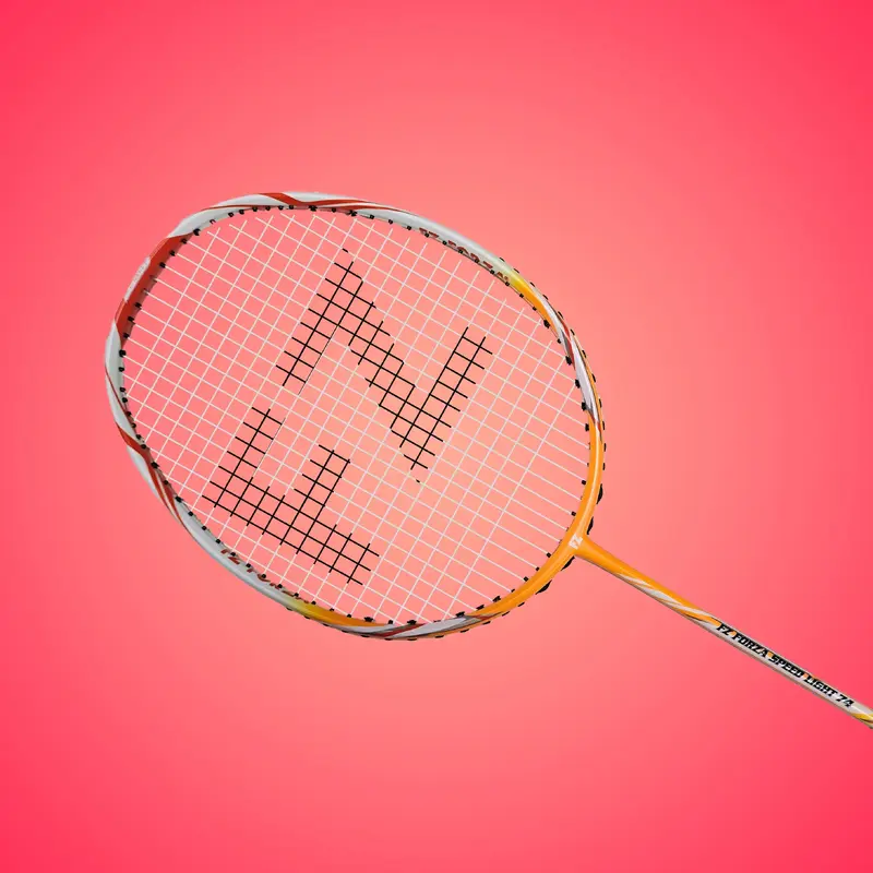 Speed light 74 Strung Badminton Racket ( Orange ) - 5U/G4 Fz Forza | Kibi Sports