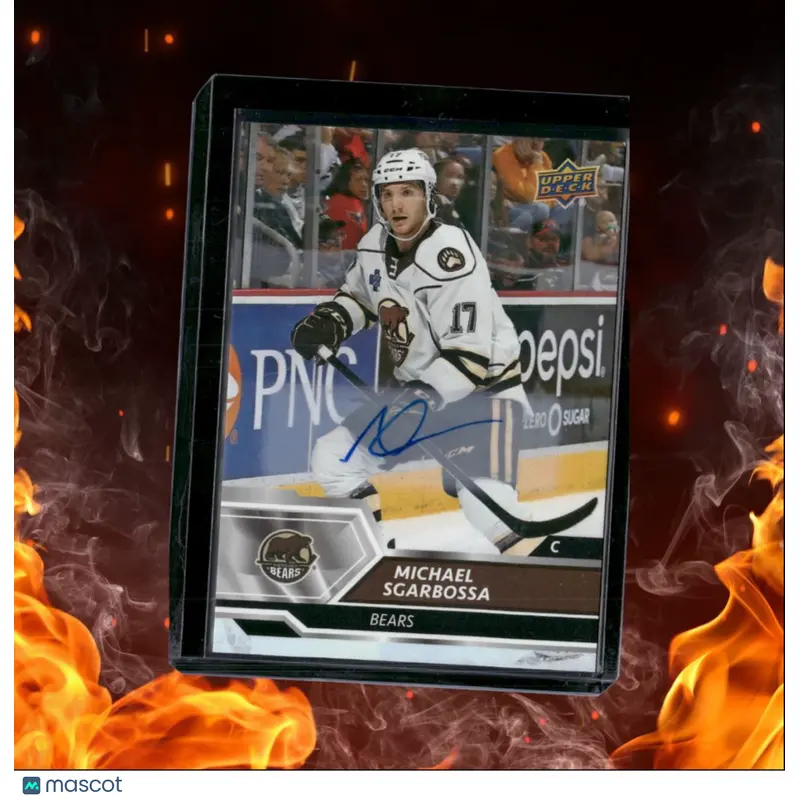 2019-20 Upper Deck AHL Michael Sgarbossa Auto #85