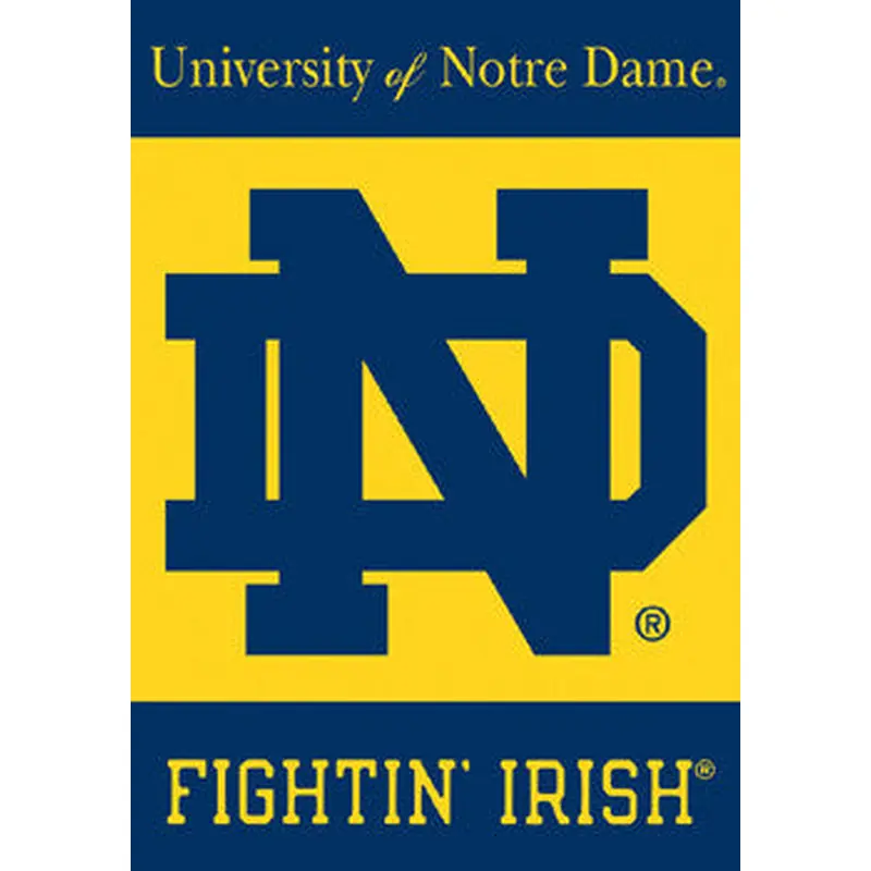 Notre Dame Fightin' Irish 28x40 Premium 2-Sided Banner - BSI Products