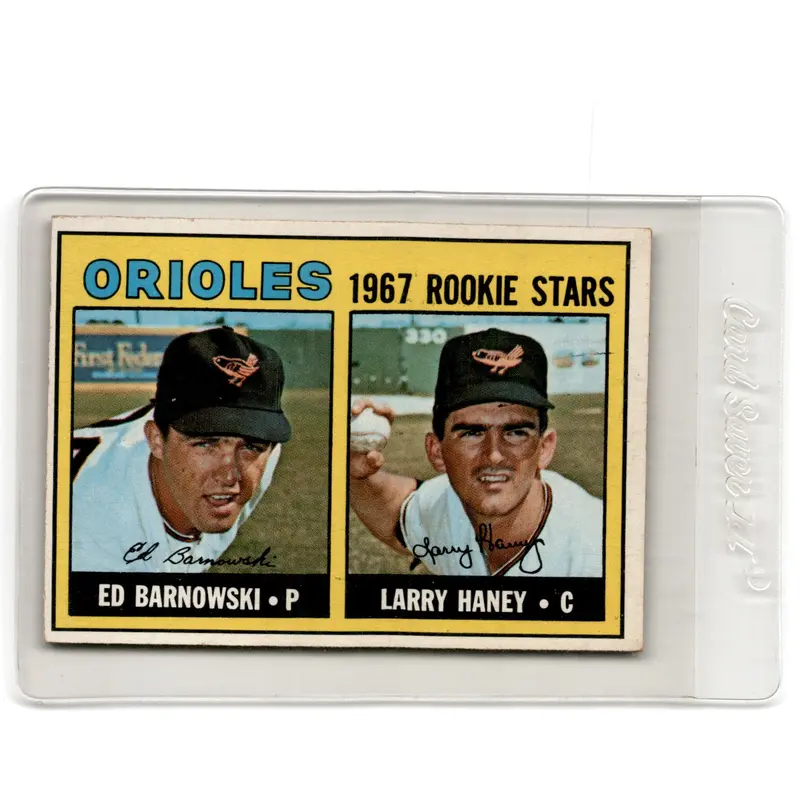 1967 Topps Ed Barnowski/Larry Haney #507 Rookie EX