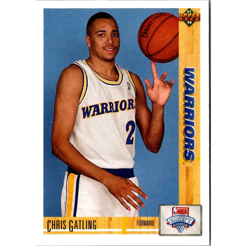 1991 Upper Deck Chris Gatling #9 Rookie