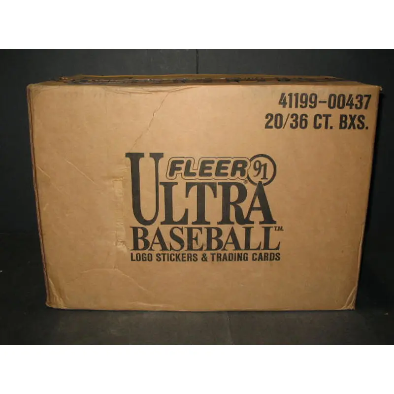 1991 Fleer Ultra Baseball Case (20 Box) (00437)
