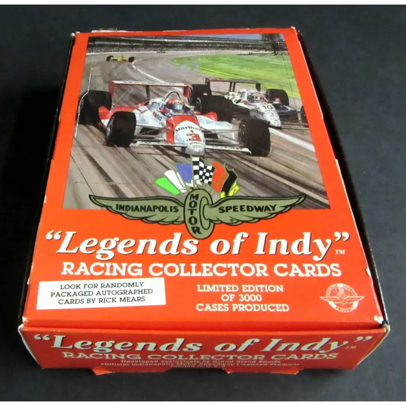 1992 Legends of Indy Racing Race Cards Box