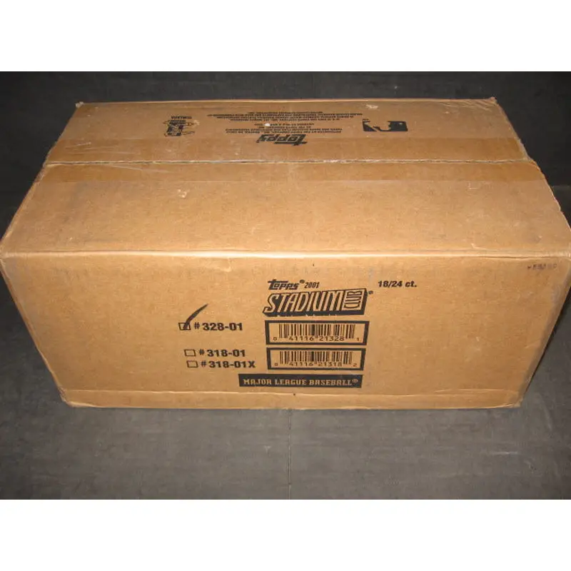 2001 Topps Stadium Club Baseball Case (Retail) (18 Box)