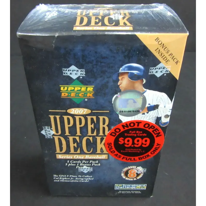 2007 Upper Deck Baseball Series 1 Blaster Box (6/5)