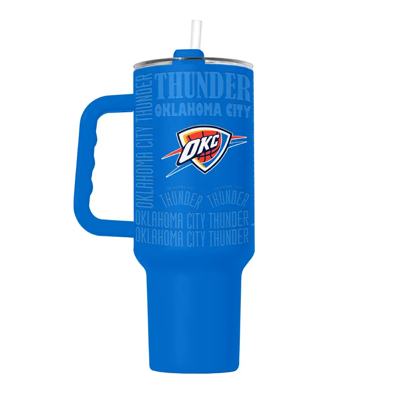 Oklahoma City Thunder 40oz Replay Powder Coat Tumbler