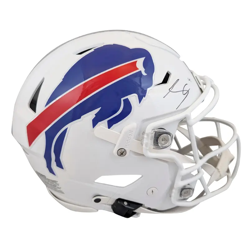 Bills James Cook Authentic Signed Speed Flex Full Size Helmet BAS Witnessed