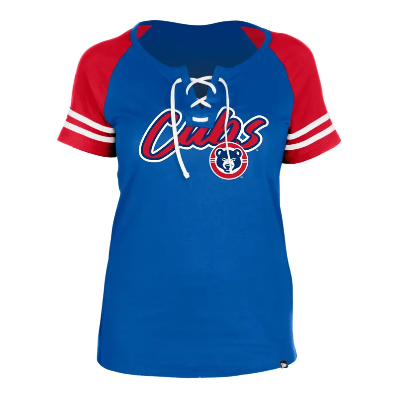 South Bend Cubs New Era Women's Laces Tee