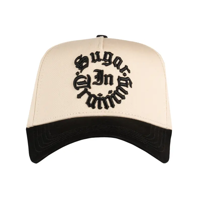 JC HATS BLACK BEIGE SNAPBACK SUGAR IN TRAINING 1737 BEIGEBLK