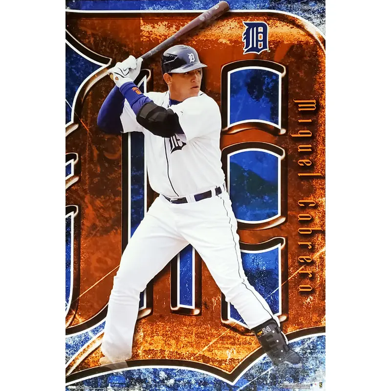 Miguel Cabrera "Masher" Detroit Tigers MLB Action Poster - Costacos 2008